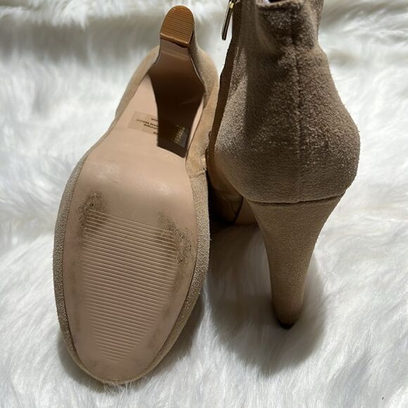 Colin Stuart Victoria secret Tan Suede Fashion show boots Size 8.5. B76 - Picture 7 of 10